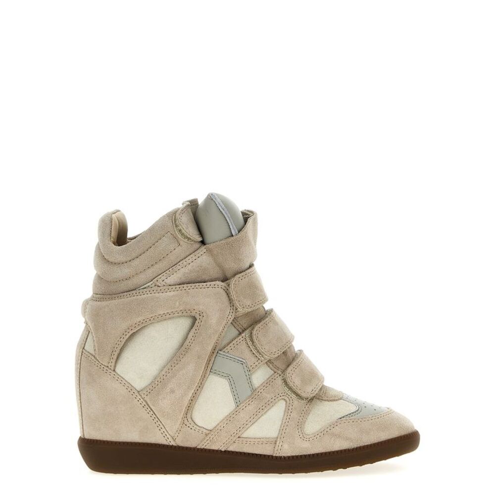 Isabel Marant Beige Leather Women's Sneakers